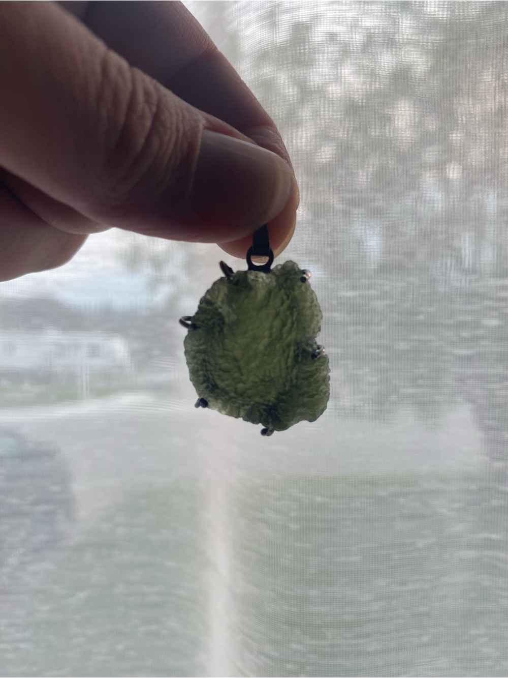Genuine Moldavite Pendant